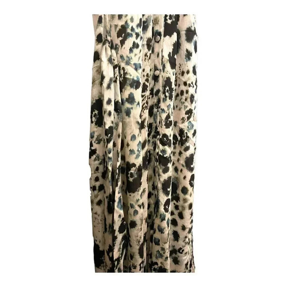 New Zara Size Small Animal Print Halter Maxi Dress NWT - Picture 5 of 6